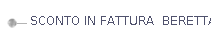 SCONTO IN FATTURA BERETTA